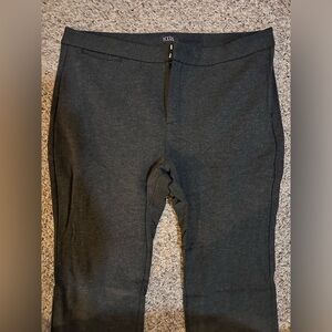 NYDJ Slim Trouser Pants in Charcoal Heather Size 16 NWOT